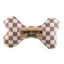 Chewy Vuiton Checker Bone Toy
