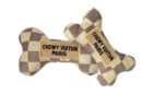 Chewy Vuiton Checker Bone Toy
