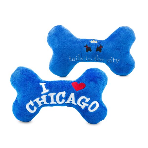 I Love Chicago Bone Toy - Image 3