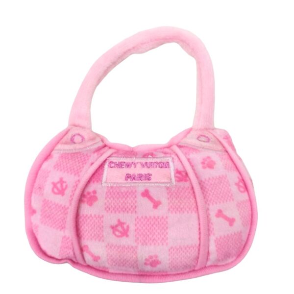 Chewy Vuiton Purse  Pink Checker