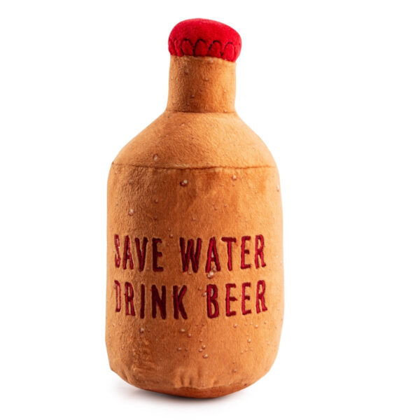 Woof Banquet Beer Bottle Dog Toy - Image 2