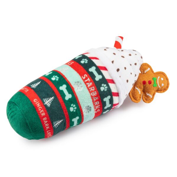 Starbarks Gingerbark Latte Plush Dog Toy - Image 3