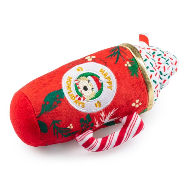 Holiday Cup of Cheer Plush Dog Toy - Image 3